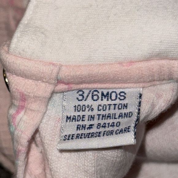 Honors Baby 3-6 months vintage pink baby romper - Picture 6 of 6